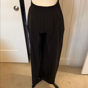 Lululemon Swift Mid-rise Black Wide-Leg Pants